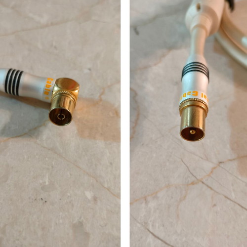 Real Cable ETVB Evolution Range coaxial cable 1.5m like new