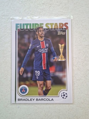 Κάρτα Bradley Barcola Future Stars Topps UCL 2025