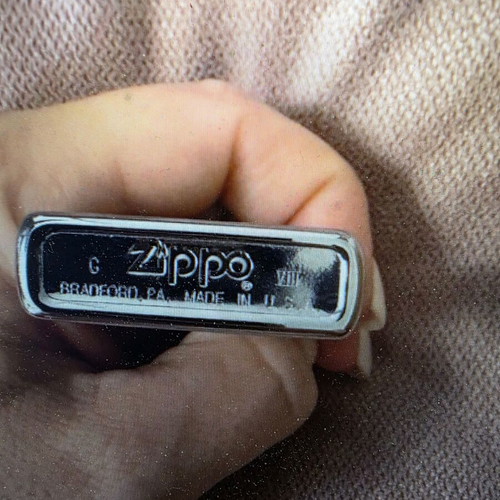Vintage Zippo lighter, black