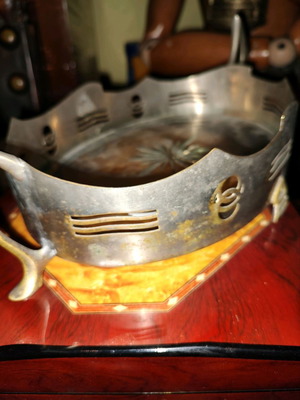 Art Deco fruit bowl used with solid crystal