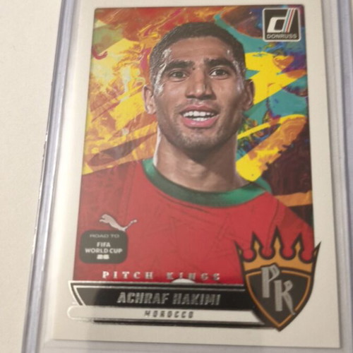 Achraf Hakimi 2025-26 Panini Donruss Pitch Kings Morocco card new
