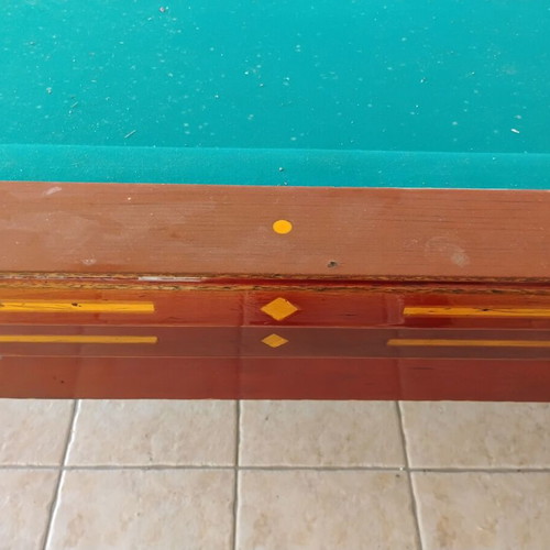 French billiard table used, classic carambole game