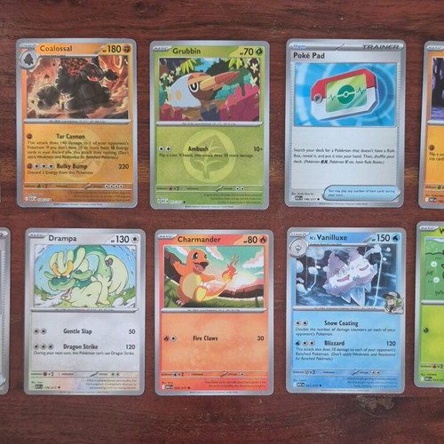 Pokemon cards, set of 10