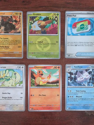Pokemon cards, set of 10