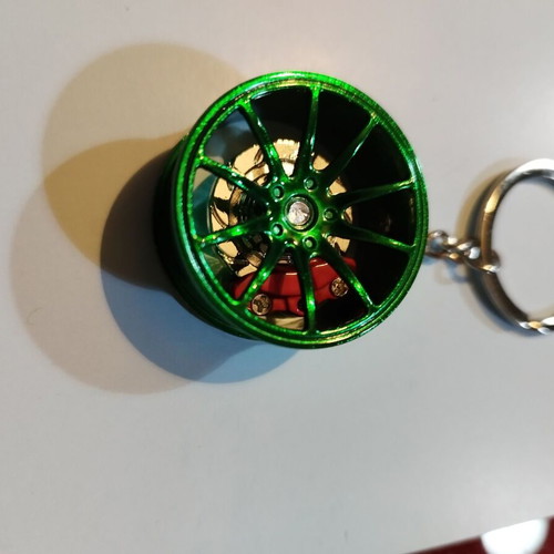 Car wheel keychain new unused