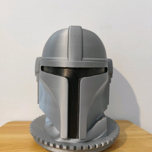 Mandalorian headset stand new, 3D printed support for headphones