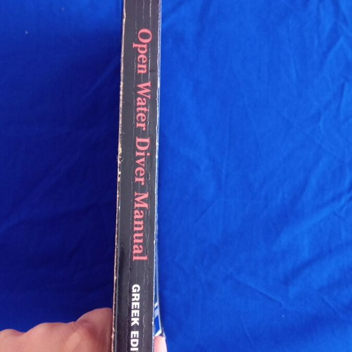 Padi Open Water Diver Manual used, Greek edition