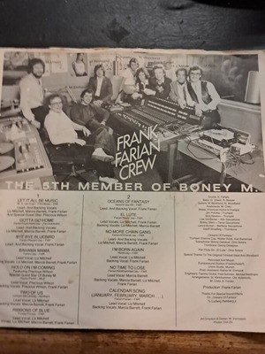 Oceans of Fantasy Boney M vinyl record