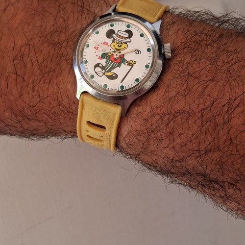 Mike Vostok 1980 vintage mechanical men's watch with original dial