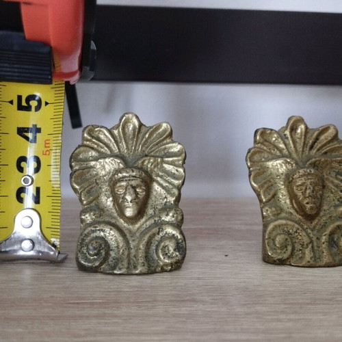 Brass decorations used, pack of 2