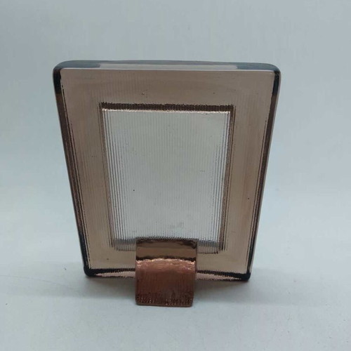 Glass tabletop frame used in pink shade 15x12cm with embossed zagre glass