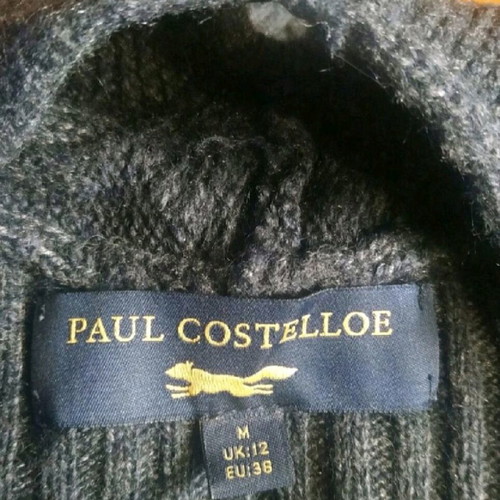 Paul Costelloe knitted winter dress like new, grey, size M-38
