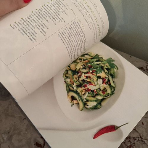 Salates cookbook by Myrsini Lambraki like new, Gastronomos