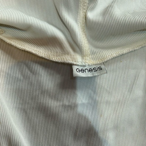 Genesis vest set like new with hood and linen details