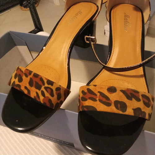 The Fashion Project sandals like new, leopard design, size 39