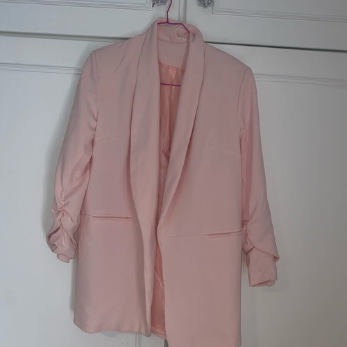 Blazer medium in soft pink with 3/4 sleeves used