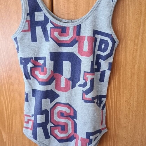 Superdry bodysuit small cotton elastic like new