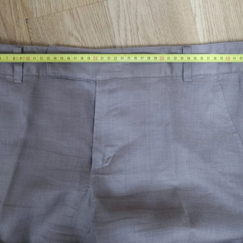 Zara women's linen pants like new, size L, earthy color