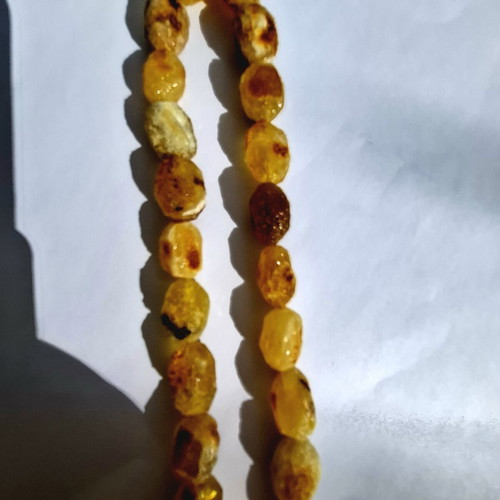 Baltic Amber Komboloi handmade, 30 gr