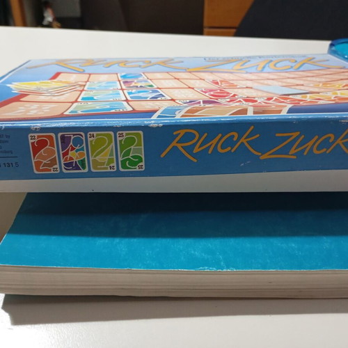 Ruck Zuck vintage board game like new, German edition with Greek instructions