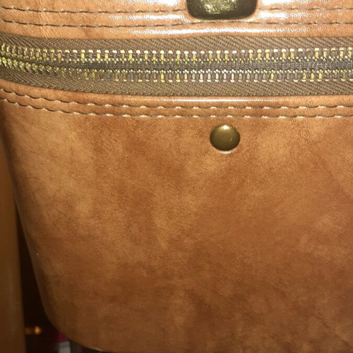 Vintage Encore by Airway Carry On Travel Bag like new, brown leather