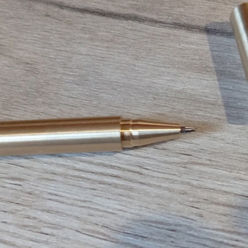 Vintage brass pen used, excellent finish