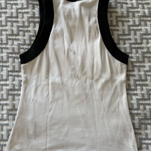 Miu Miu top used, black and white, size M