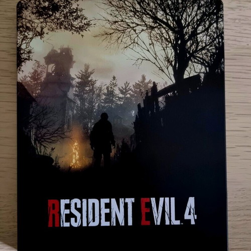 Resident Evil 4 Remake Steelbook like new with game