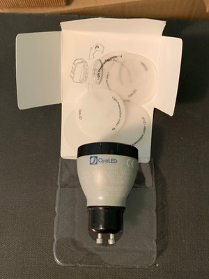 LED 1W MR16 240V GU10 bulb with refraction filters 1-80 degrees