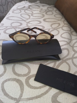 Me & Joe sunglasses alto studio design like new, unisex, brown