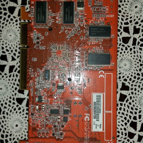 Asus Radeon 9950 128MB AGP graphics card used with artifacts