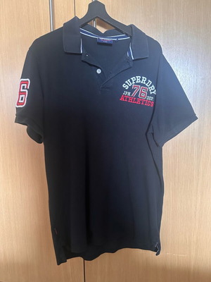 Ανδρικό polo Superdry XL μαύρο σαν καινούργιο