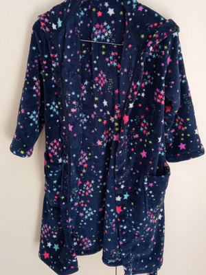 M&S girls' bathrobe 8-9 used, blue