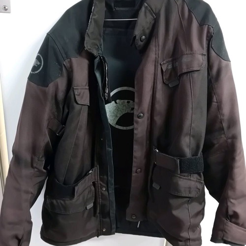Bering motorcycle jacket extra large used with removable lining and armor