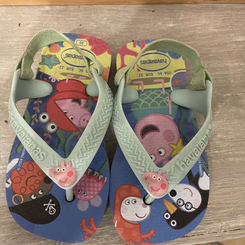 Children's flip-flops like new, size EUR 22 Brazil 20
