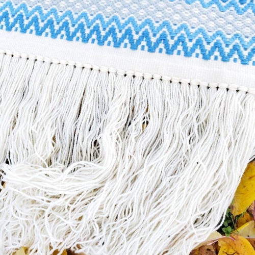 Wool woven wall decoration like new, designer Scandinavian style
