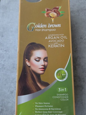 Golden Brown Hair Shampoo με Argan Oil και Avocado καινούργιο