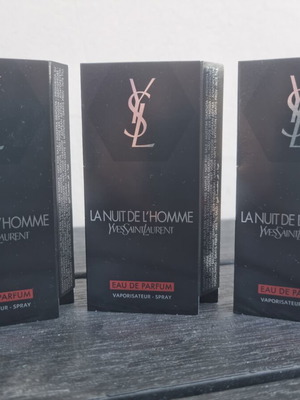 Yves Saint Laurent La Nuit De L'Homme Eau de Parfum δείγματα 1.2ml, 3 τεμάχια