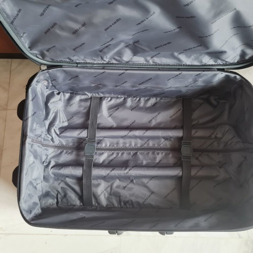 Pierre Cardin medium suitcase 24×43×66 cm with 2 wheels, black