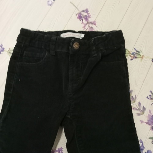 Corduroy velvet pants for girl 5 years Monoprix like new