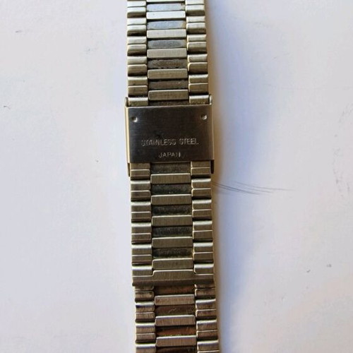 Casio vintage genuine stainless steel bracelet 21mm like new, made in Japan