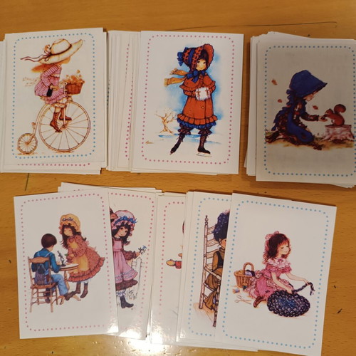 Miss Petticoat stickers like new, set of 82