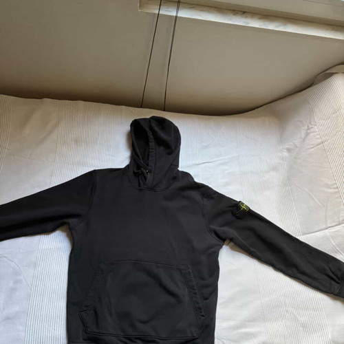 Stone Island black hoodie size medium like new