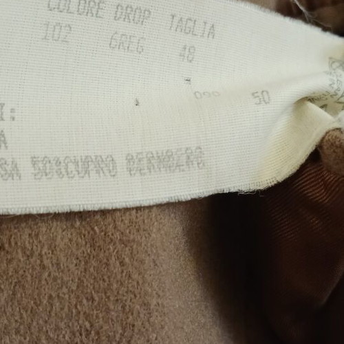 Loro Piana men's camel wool coat medium used with minor defect