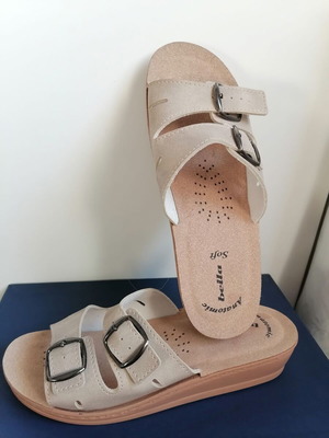 Bella Anatomic Soft slippers size 38 new, beige