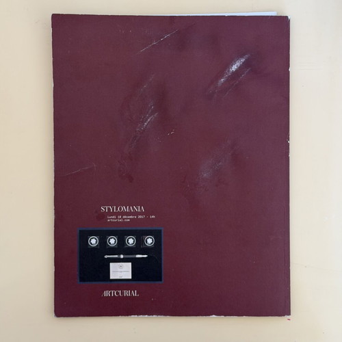 Artcurial Stylomania Auction Catalog 2017 like new, collectible pens