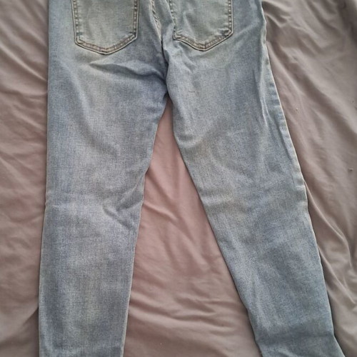 Stradivarius high-waisted skinny light blue jeans like new