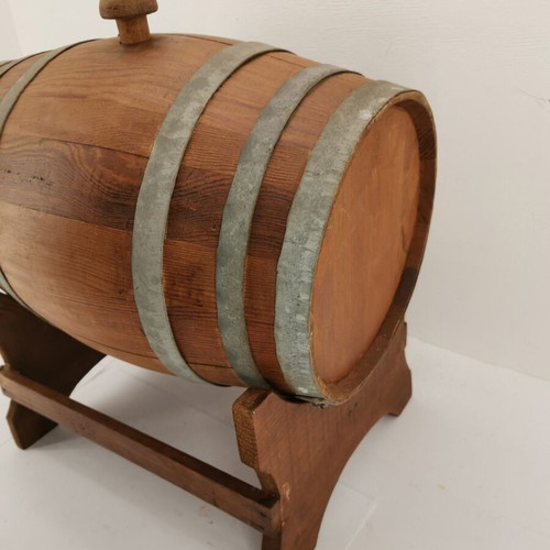 Wine barrel used for 1970s bar
