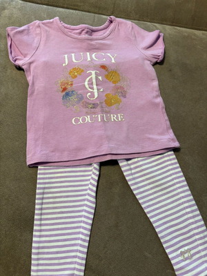 Σετ Juicy Couture για κορίτσι σαν καινούργιο, άσπρο και μωβ