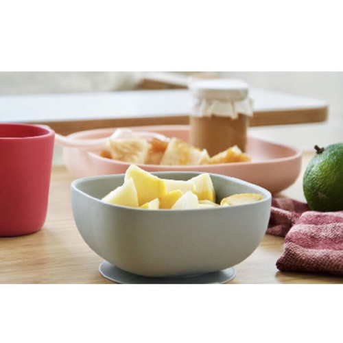 Beaba baby silicone feeding bowl new